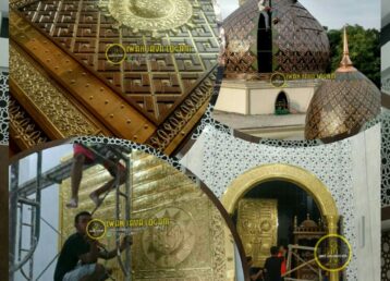 kerajinan logam tembaga kuningan balikpapan